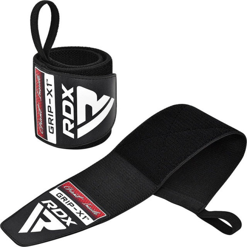 Бинти для зап*ясть (кистьові бинти) RDX W3 Gym Wrist Wraps Full Black