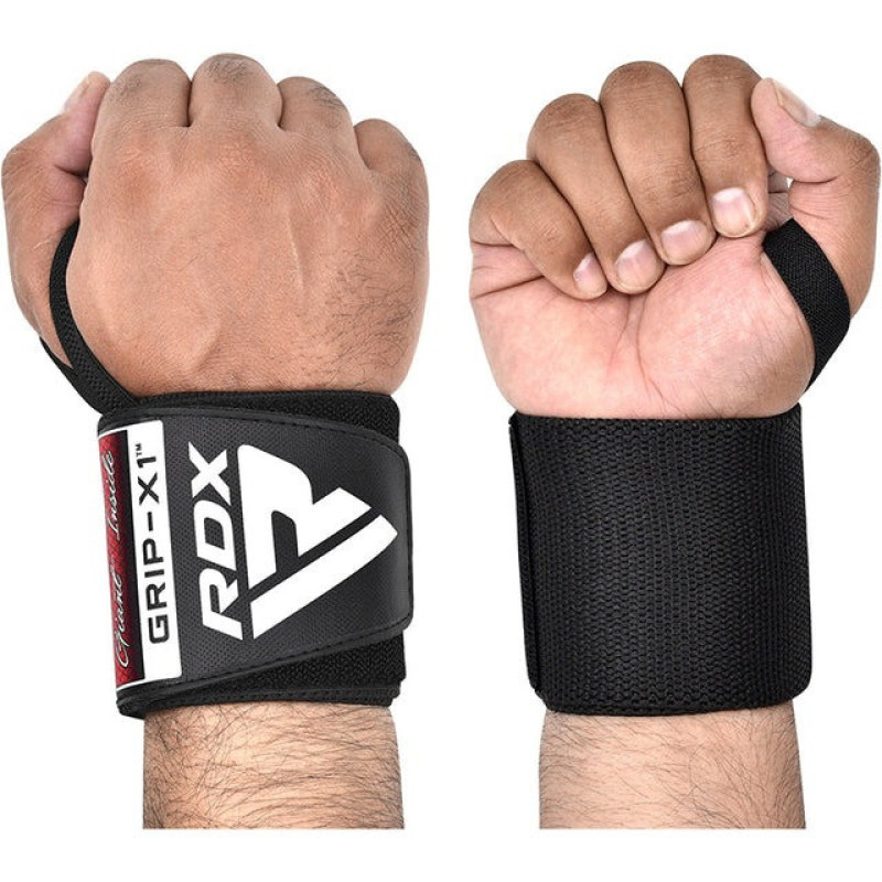 Бинти для зап*ясть (кистьові бинти) RDX W3 Gym Wrist Wraps Full Black