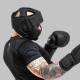 Боксерский шлем RDX T15 Noir Cheek Protector Matte Black XL (капа в комплекте)