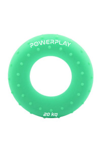 Эспандер кистевой силиконовый PowerPlay PP-4338 Hand Grip Medium 20 кг. Зеленый