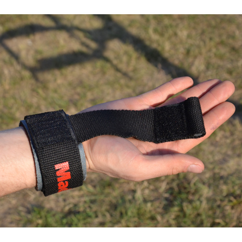 Лямки для тяги MadMax MFA-332 PWR Straps+ Black/Grey/Red