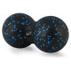 Масажний м*яч подвійний PowerPlay PP-4352 Epp foam peanut ball (d8*16cm.) Чорно/Синій