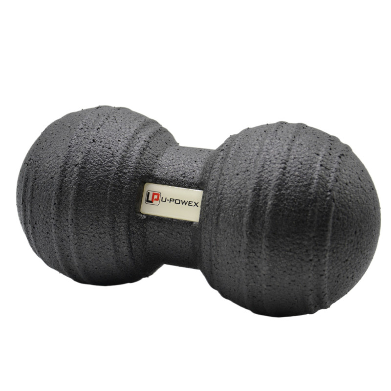 Масажний м*яч подвійний U-POWEX Epp foam peanut ball (d8*16cm.) Black