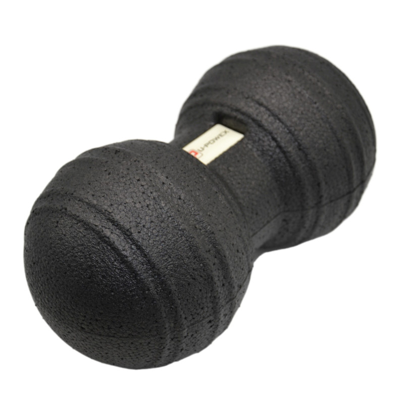 Масажний м*яч подвійний U-POWEX Epp foam peanut ball (d8*16cm.) Black