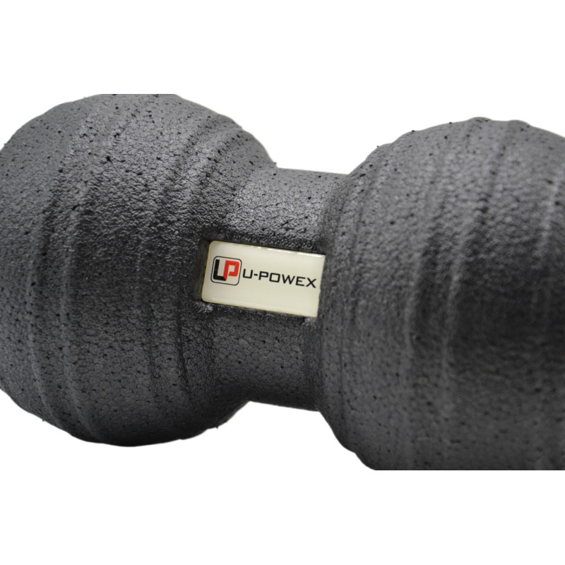Масажний м*яч подвійний U-POWEX Epp foam peanut ball (d8*16cm.) Black