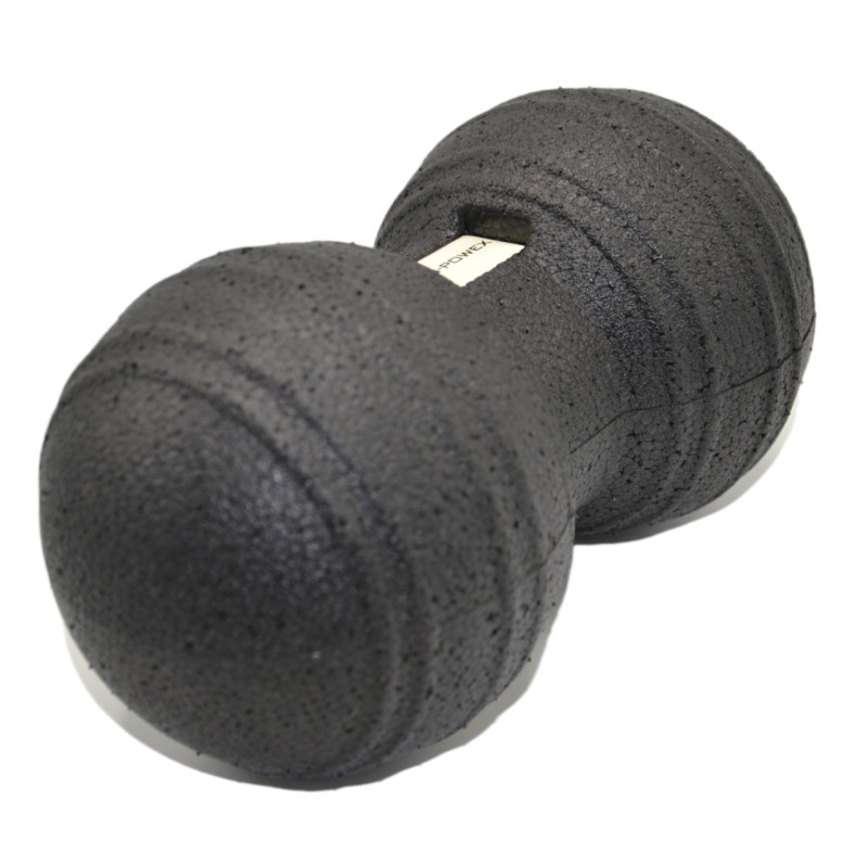 Масажний м*яч подвійний U-POWEX Epp foam peanut ball (d8*16cm.) Black