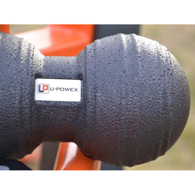 Масажний м*яч подвійний U-POWEX Epp foam peanut ball (d8*16cm.) Black