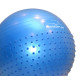М*яч для фітнесу (фітбол) напівмасажний PowerPlay 4003 ?65 cm Gymball Синій + помпа