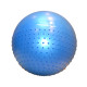 М*яч для фітнесу (фітбол) напівмасажний PowerPlay 4003 ?65 cm Gymball Синій + помпа
