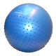 М*яч для фітнесу (фітбол) напівмасажний PowerPlay 4003 ?65 cm Gymball Синій + помпа
