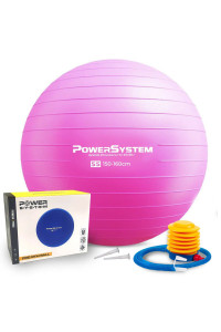 Мяч для фитнеса (фитбол) Power System PS-4011 ?55 cm PRO Gymball Pink