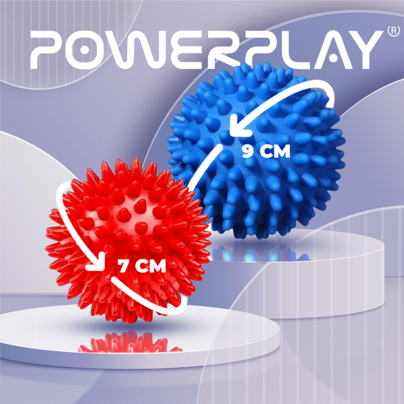 Набір масажних м*ячів PowerPlay PP-4341 Massage Ball (набір 2 шт.)