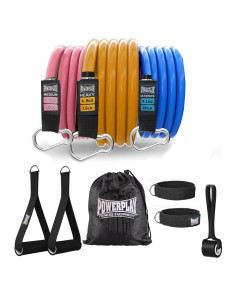 Набор трубчатых эспандеров PowerPlay PP-4101 Expander Tube Set 3шт. (до 18,2 кг.)