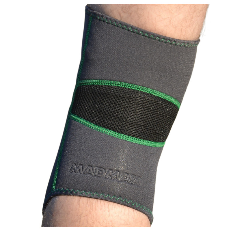 Наколінник MadMax MFA-294 Zahoprene Knee Support Dark Grey/Green (1шт.) M