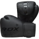 Перчатки для бокса RDX F6 Kara Matte Black 16 унций (капа в комплекте)