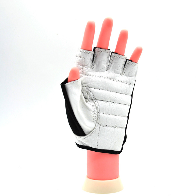 Рукавички для фітнесу MadMax MFG-250 Basic White S