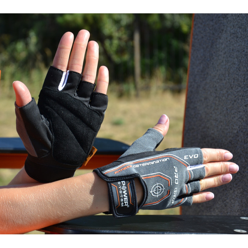 Рукавички для фітнесу Power System PS-2250E Pro Grip EVO Grey S