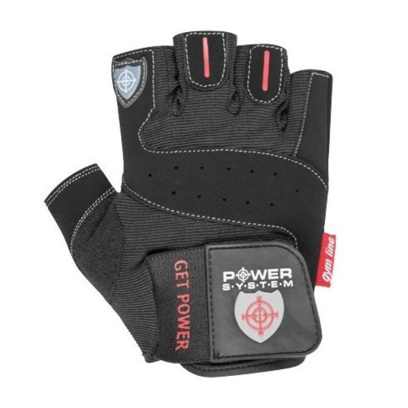 Рукавички для фітнесу Power System PS-2550 Get Power Black M