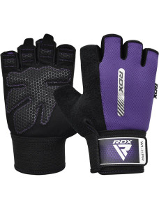 Рукавички для фітнесу RDX W1 Half Purple S