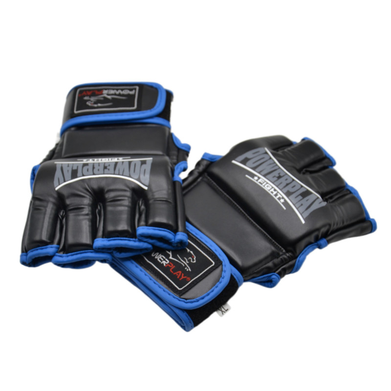 Рукавиці для MMA PowerPlay 3058 Чорно-Сині L