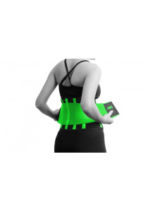 Пояс компресійний MadMax MFA-277 Slimming belt Black/neon green S