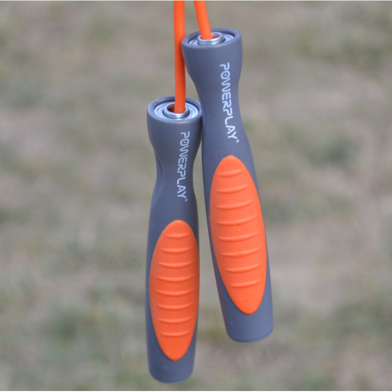 Скакалка PowerPlay 4204 Classic Jump Rope Помаранчева (2,7m.)