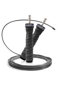 Скакалка швидкісна на підшипниках PowerPlay 4208 Fitness Jump Rope Чорна (3m.)