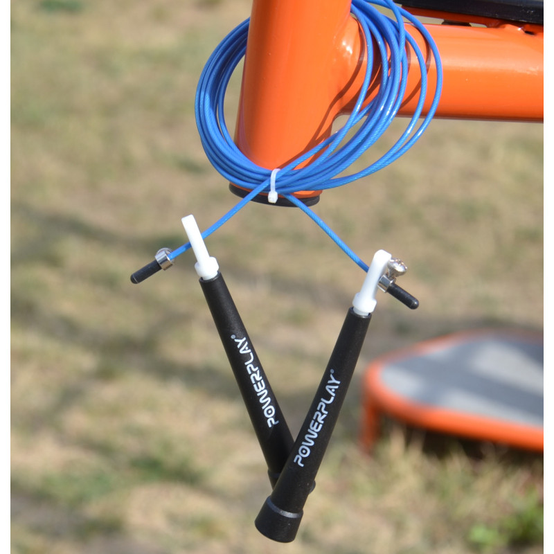 Скакалка швидкісна PowerPlay 4202 Ultra Speed Rope Синя (2,9m.)