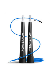 Скакалка швидкісна PowerPlay 4202 Ultra Speed Rope Синя (2,9m.)