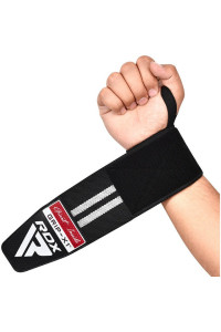 Бинты для запястий (кистовые бинты) RDX GYM WRIST WRAP R11 BLACK/WHITE