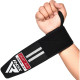 Бинти для зап*ясть (кистьові бинти) RDX GYM WRIST WRAP R11 BLACK/WHITE