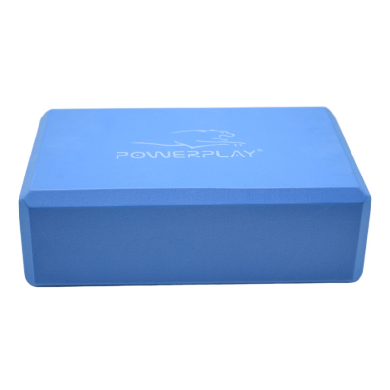 Блок для йоги 2 шт. (пара) PowerPlay 4006 Yoga Brick EVA Сині