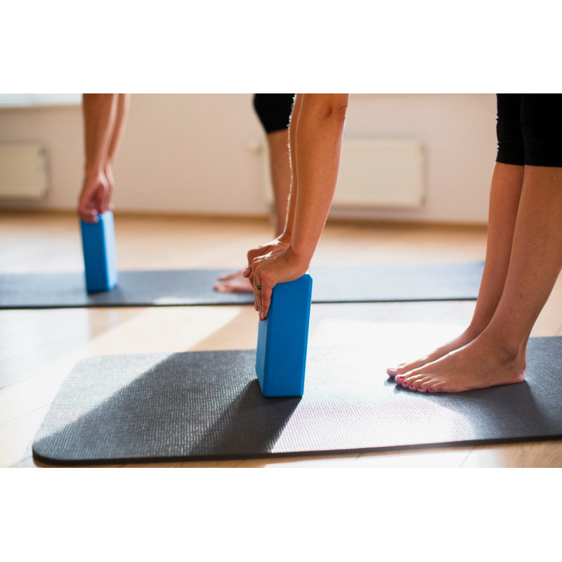 Блок для йоги 2 шт. (пара) PowerPlay 4006 Yoga Brick EVA Сині