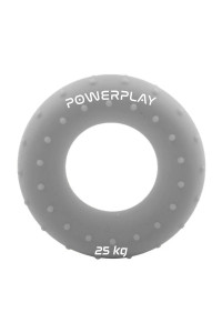 Еспандер кистьовий силіконовий PowerPlay PP-4338 Hand Grip Large 25 кг. Сірий
