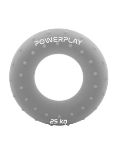 Еспандер кистьовий силіконовий PowerPlay PP-4338 Hand Grip Large 25 кг. Сірий