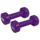 Гантели виниловые PowerPlay 4125 Achilles 22.5 кг. Фиолетовые (пара – 2шт.)
