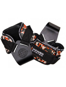 Гаки для тяги на зап*ястя Power System PS-3370 Hooks Camo Black/Red L