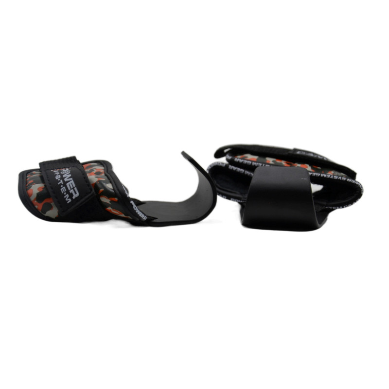 Гаки для тяги на зап*ястя Power System PS-3370 Hooks Camo Black/Red L