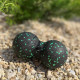 Масажний м*яч подвійний PowerPlay PP-4352 Epp foam peanut ball (d8*16cm.) Чорно/Зелений