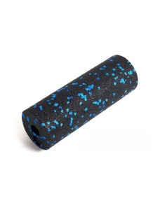 Масажний ролик (роллер) гладкий PowerPlay PP-4346 Mini EPP Foam Roller Чорно/Синій (15x5,3см.)