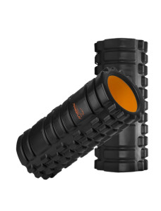 Масажний ролик (роллер) PowerPlay 4025 Massage Roller Чорно-помаранчевий (33x15см.)