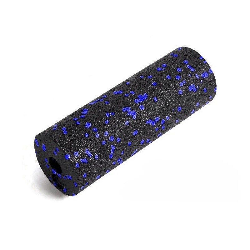 Набір для масажу та йоги PowerPlay PP_4091 EPP (2 м*ячики + валик масажер 15*5,3 см.) Blue + резинка 7,5 кг.