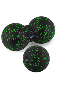 Набір м*ячів для масажу та йоги PowerPlay PP_4090 EPP (Комплект з 2 штук) Green