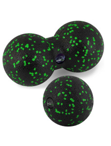 Набір м*ячів для масажу та йоги PowerPlay PP_4090 EPP (Комплект з 2 штук) Green