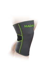 Наколінник MadMax MFA-294 Zahoprene Knee Support Dark Grey/Green (1шт.) XL
