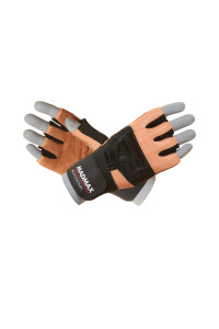 Рукавички для фітнесу MadMax MFG-269 Professional Brown L