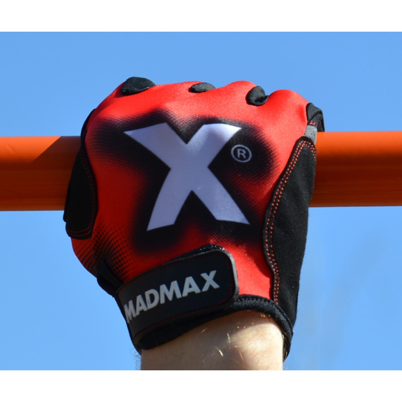 Перчатки для фитнеса MadMax MXG-101 X Gloves Black/Grey/Red L