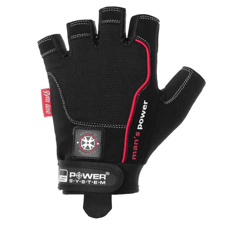 Рукавички для фітнесу Power System PS-2580 Man’s Power Black M