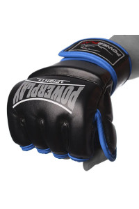 Рукавиці для MMA PowerPlay 3058 Чорно-Сині M