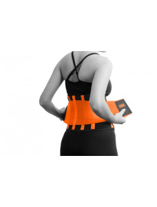 Пояс компресійний MadMax MFA-277 Slimming belt Black/neon orange S